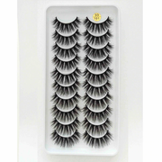 8 Pairs 3D Mink False Eyelashes Natural Wispy Fluffy Dramatic Volume