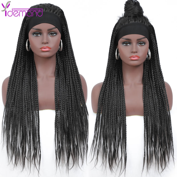 Headband Box Braids Wig