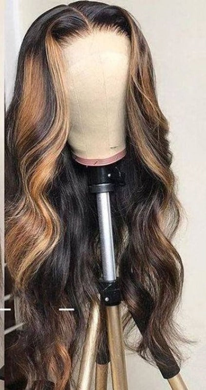 Malaysian Body Wave Wig Lace Wig - 13x6 Ombre Highlight