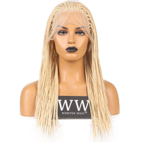 Thumbnail for Micro Braided Blonde Hair Lace Front Wig