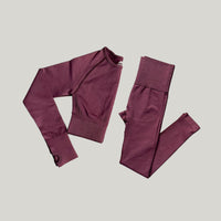 Thumbnail for Yoga Set Seamless Gym Set Bras + Leggings + Shirts