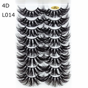 8 Pairs 3D Mink False Eyelashes Natural Wispy Fluffy Dramatic Volume