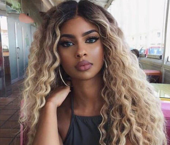 30 Inch Ombre Blonde Wigs