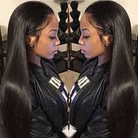 Thumbnail for Peruvian Full Lace Wigs Silky Straight Hair Glueless