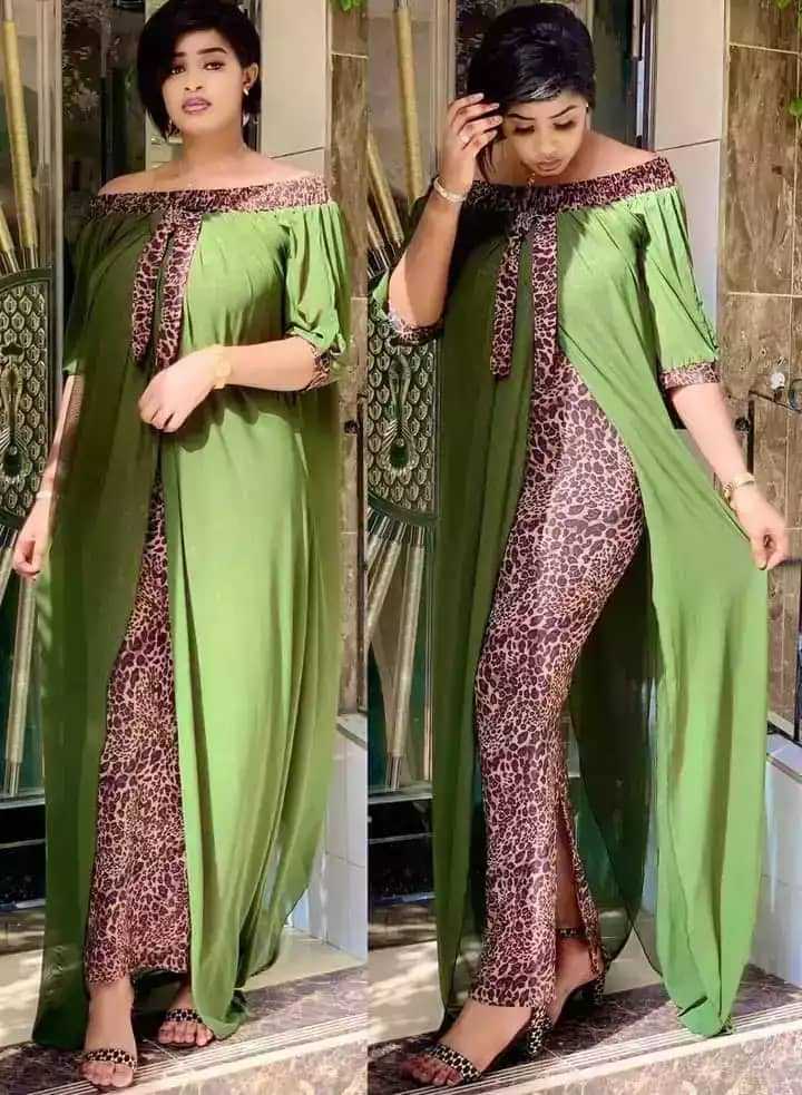 Maxi Dress Women's Leopard Slash Neck Off the Shoulder Backless