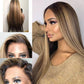 Brazilian Highlight Honey Blonde 4x4 Silk Base  Human Hair Wig
