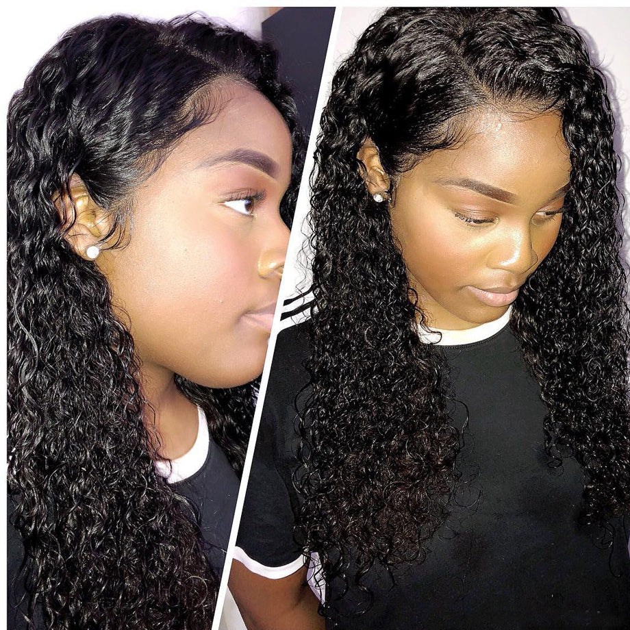 Deep  Water Wave Curly Hd Frontal