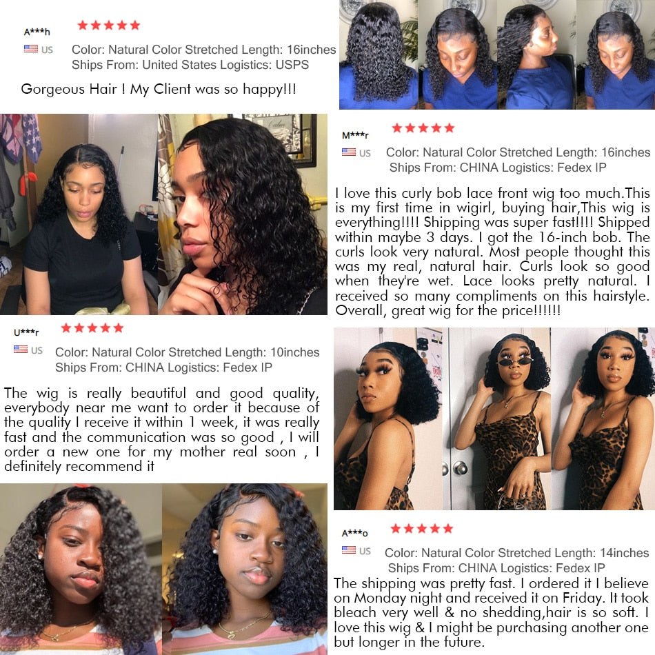 Water Wave Lace Front with Baby Hair