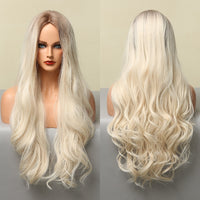 Thumbnail for Ombre Brown Wigs With Full Bangs