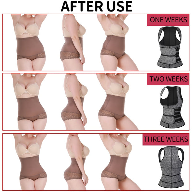 Waist Trainer Vest Neoprene Body Shaper -Sauna Sweat Suit
