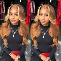 Thumbnail for Honey Blonde Pre Plucked Full Lace Wig
