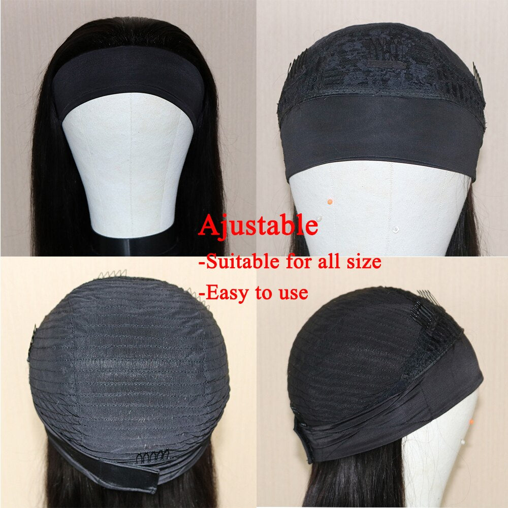Natural Wave Silk Base Full Lace Human Hair Wigs With Baby Hair