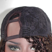 Thumbnail for Straight Wavy Highlights Honey Blonde 1X4 V Part Wigs 100% Human Hair