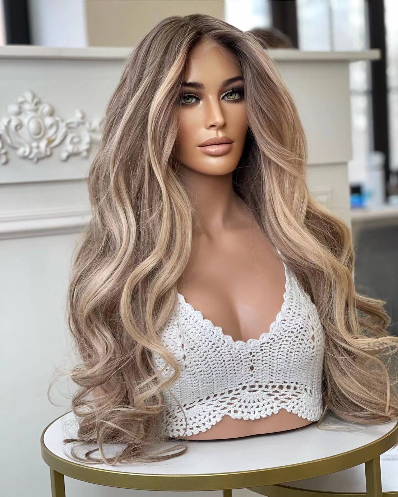 High Density Double Drawn Grade 12A European Human Hair Wigs Michelle s Glam Wigs
