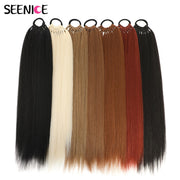 Straight Synthetic Ponytail Hair Extensions Natural Hair