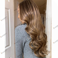 Thumbnail for Dark Blonde Highlighted Human Hair -100% Indian Remy Hair