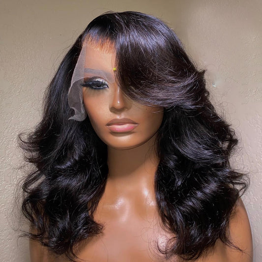 Body Wave Bob Wig Lace Front Human Hair Wigs
