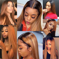 Thumbnail for U Part Wig Ombre Human Hair Wig