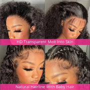 250 Density Human Hair Wigs Hd Lace  Brazilian Pre Plucked